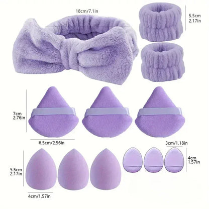 12Pcs Makeup Sponge Blender Beauty