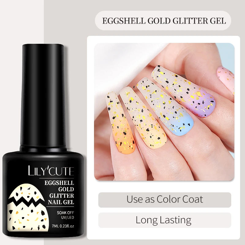 LILYCUTE 5ML Reflective Glitter Liner Gel Polish Nail