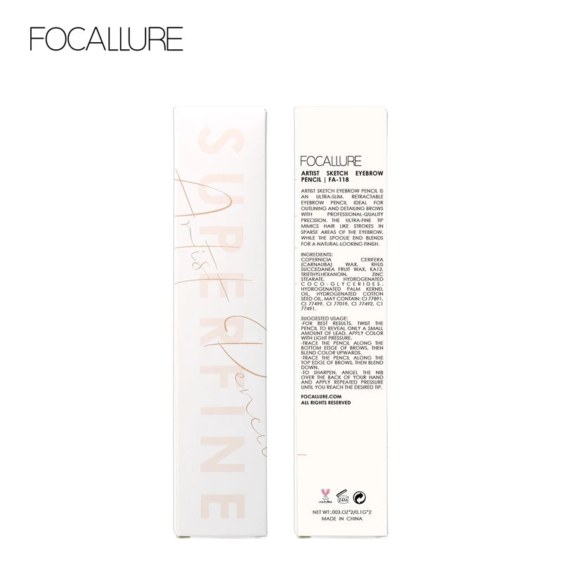 FOCALLURE 4 Colors Ultra Fine Eyebrow Pencil