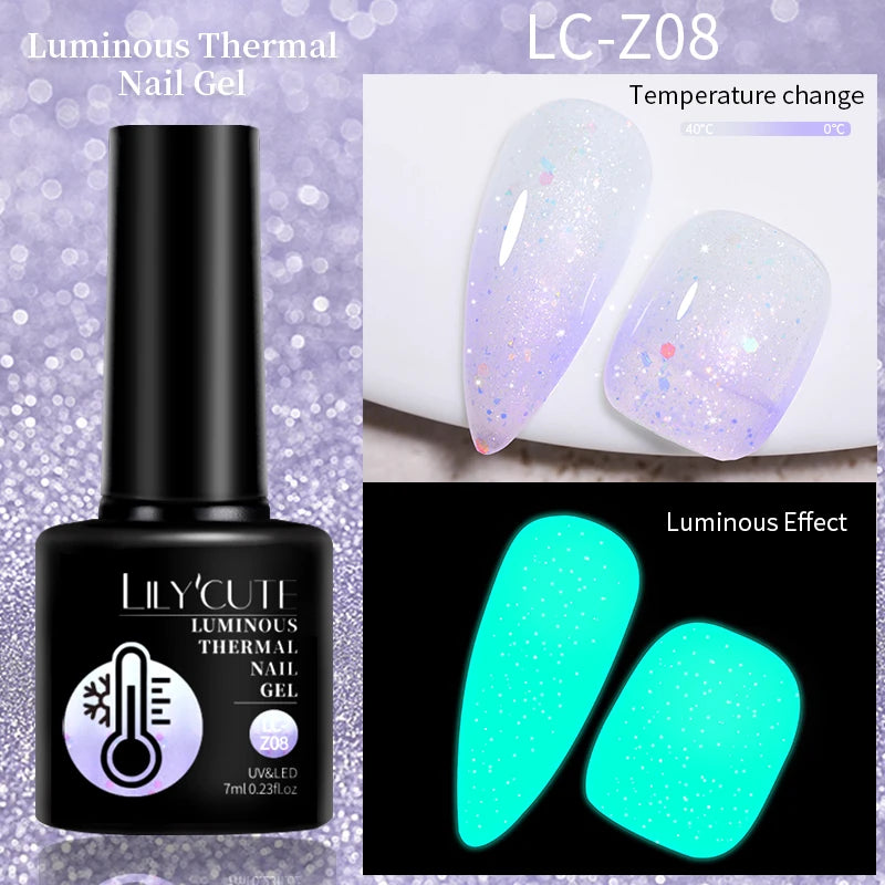 LILYCUTE Luminous Reflective Gel Nail Polish