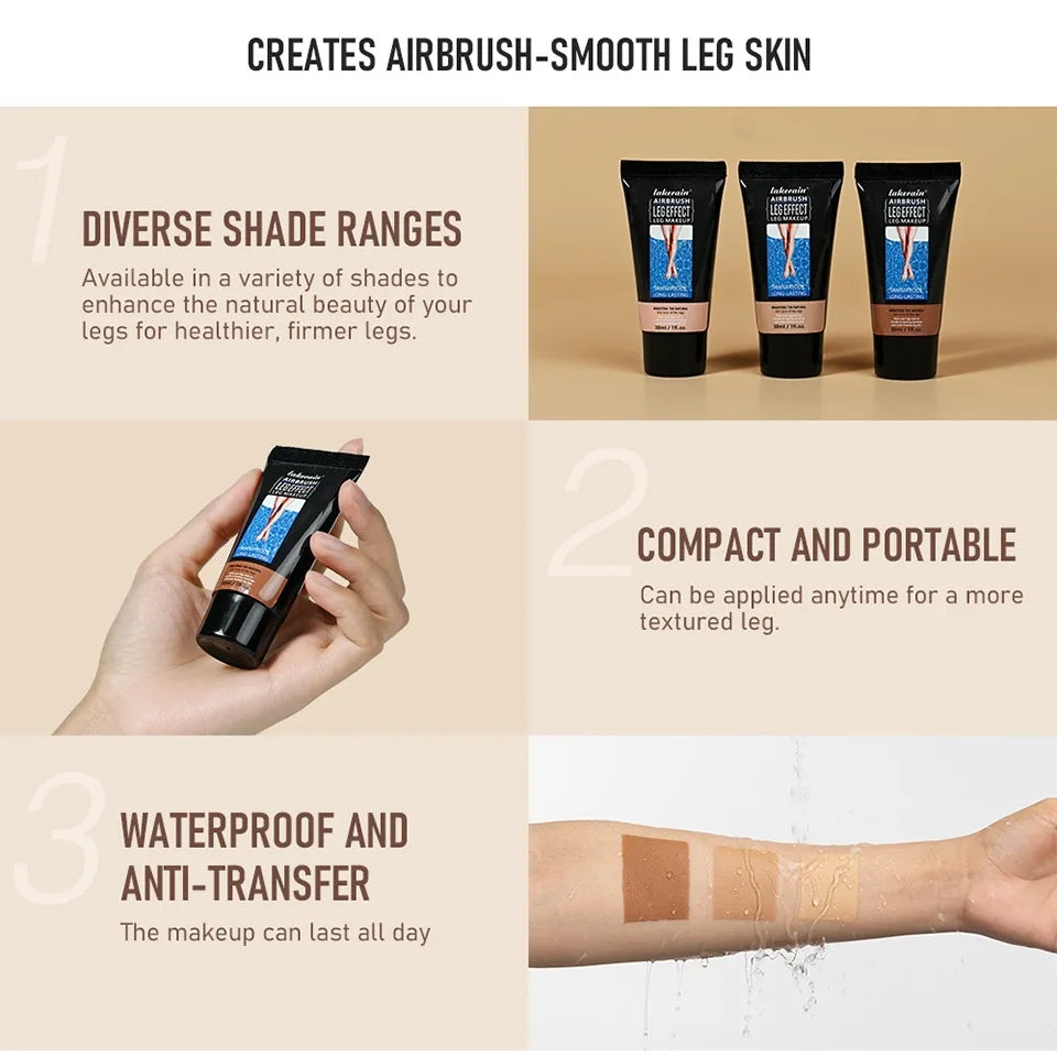 Leg Makeup Moisturizing Liquid Body Foundation