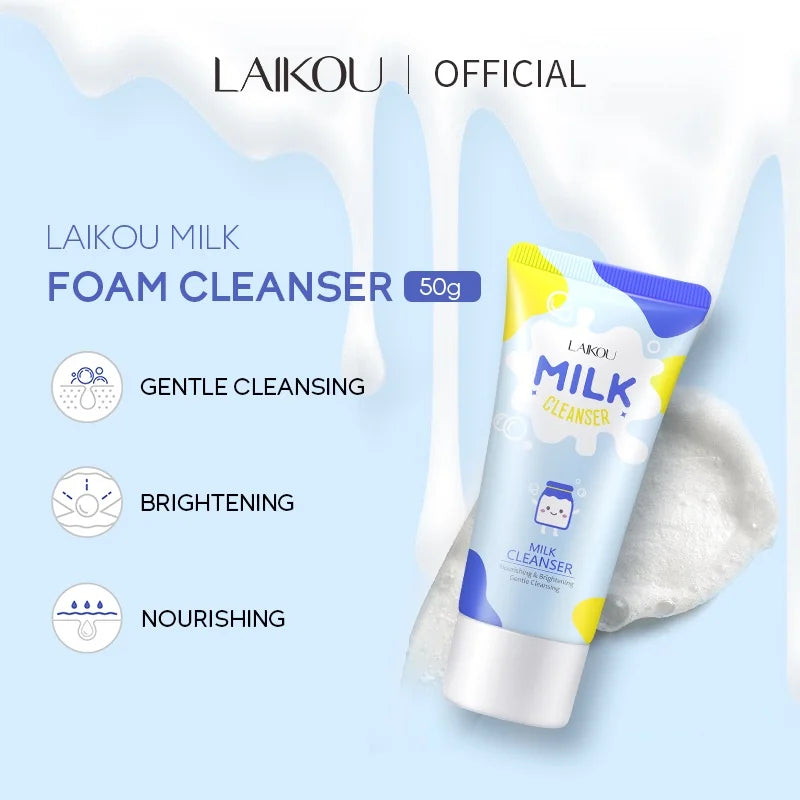 LAIKOU Milk Whitening Facial Wash