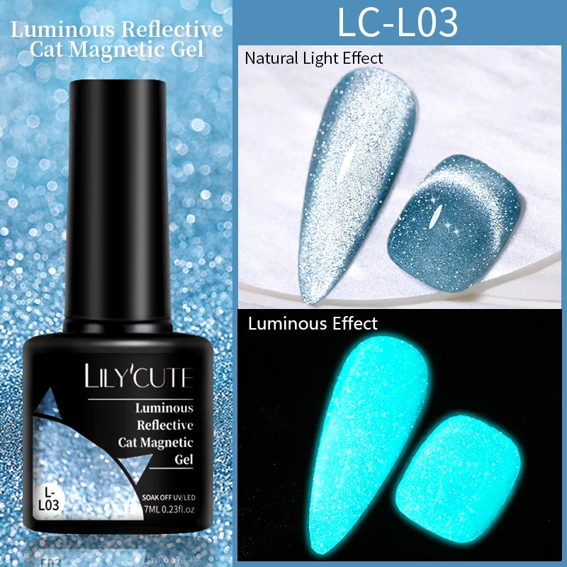 LILYCUTE Luminous Reflective Gel Nail Polish