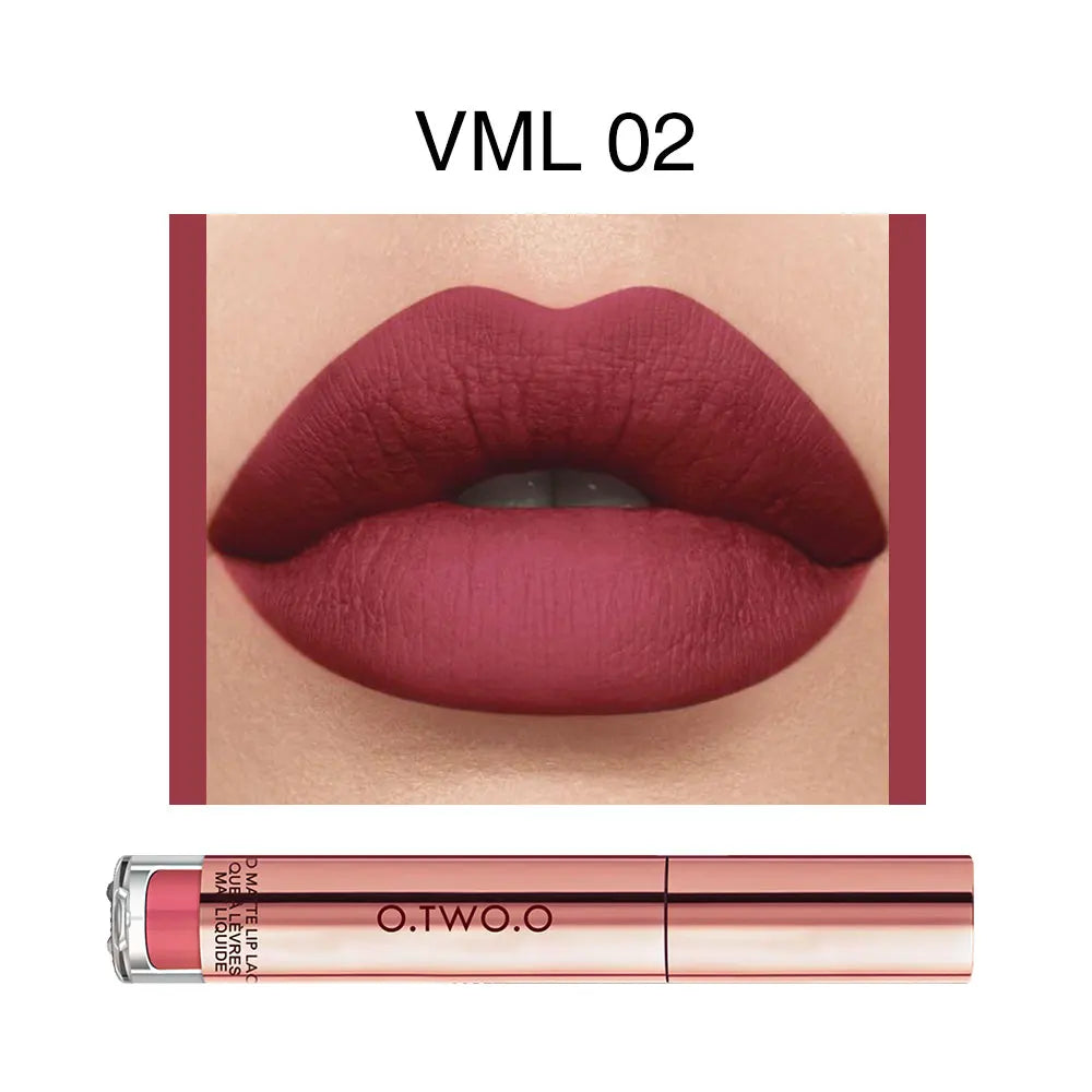 O.TWO.O 12 colors High Quality Velvet Matte lipstick