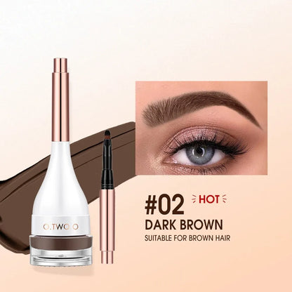 O.TWO.O Eyebrow Pomade Brow Mascara Natural Waterproof