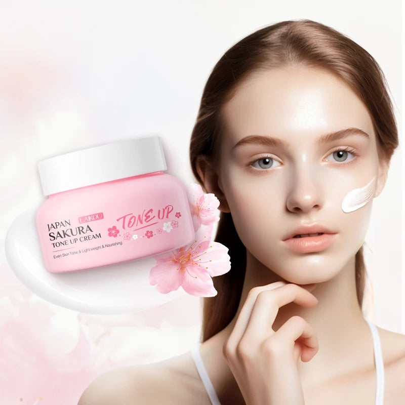 LAIKOU Japan Sakura Tone Up Cream Makeup Base