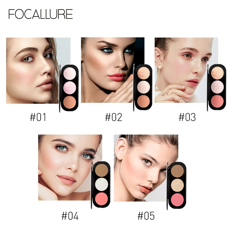 FOCALLURE Pigment Blush Peach Palette