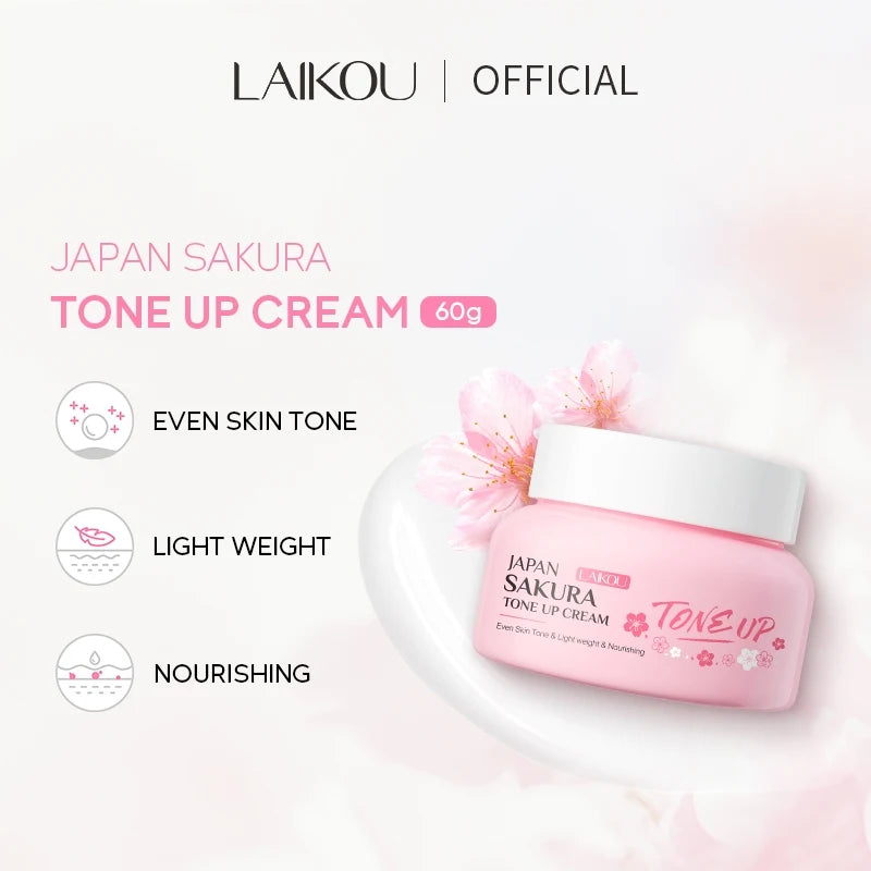 LAIKOU Japan Sakura Tone Up Cream Makeup Base