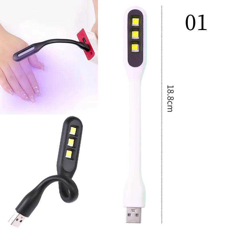 Mini 6W Nail Dryer LED UV Lamp Micro USB Gel Varnish Curing Machine