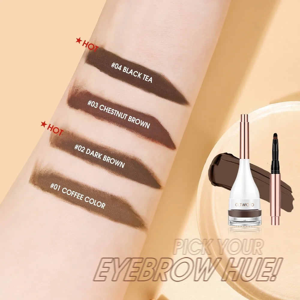 O.TWO.O Eyebrow Pomade Brow Mascara Natural Waterproof