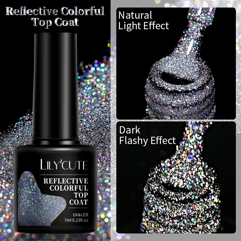 LILYCUTE Luminous Reflective Gel Nail Polish