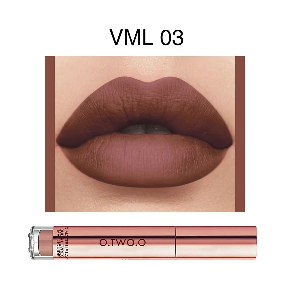 O.TWO.O 12 colors High Quality Velvet Matte lipstick