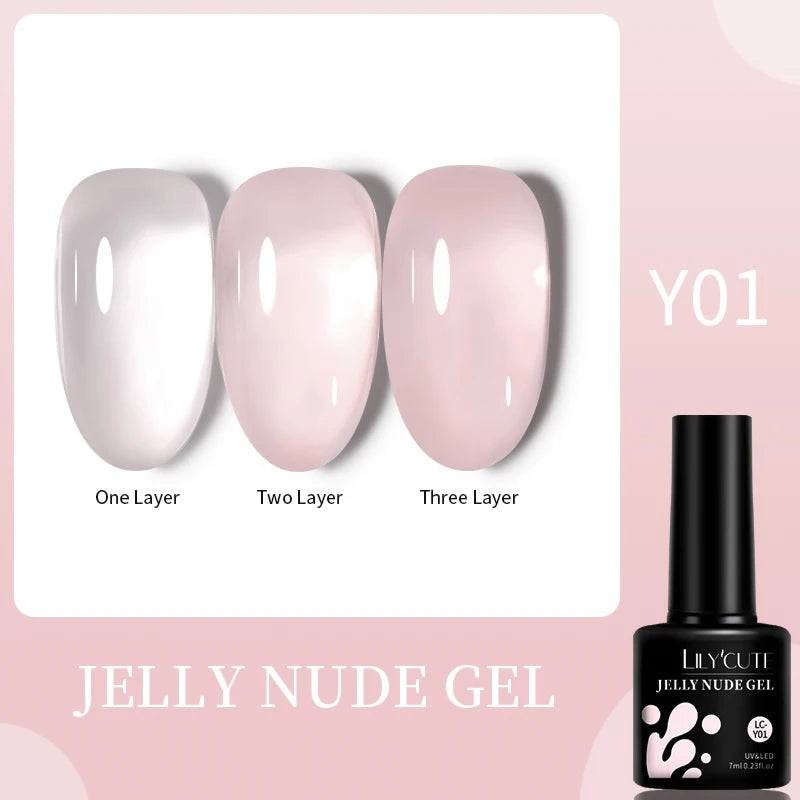 LILYCUTE 5ML Reflective Glitter Liner Gel Polish Nail