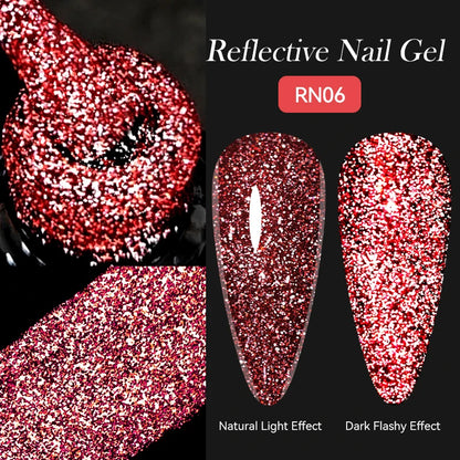 LILYCUTE 5ML Reflective Glitter Liner Gel Polish Nail