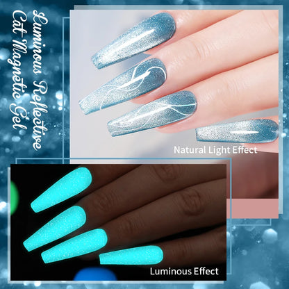 LILYCUTE Luminous Reflective Gel Nail Polish