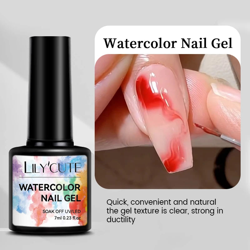 LILYCUTE 5ML Reflective Glitter Liner Gel Polish Nail