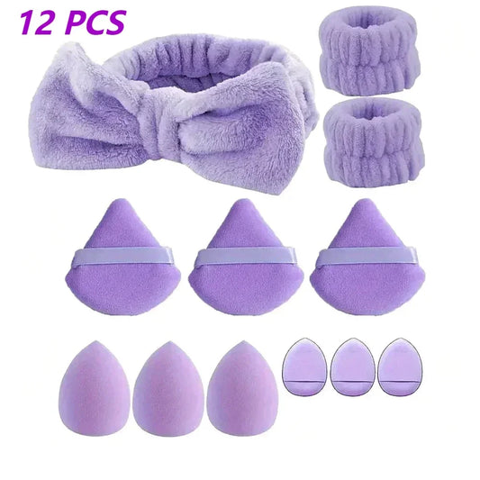 12Pcs Makeup Sponge Blender Beauty