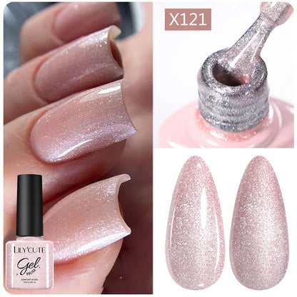 LILYCUTE 5ML Reflective Glitter Liner Gel Polish Nail