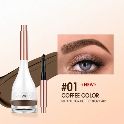 O.TWO.O Eyebrow Pomade Brow Mascara Natural Waterproof