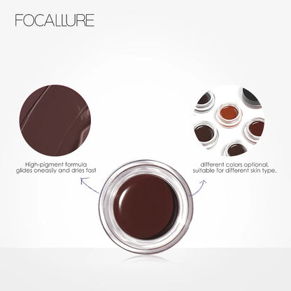 FOCALLURE 5 Color Waterproof Eyebrow