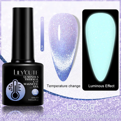 LILYCUTE Luminous Reflective Gel Nail Polish