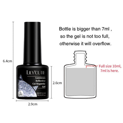 LILYCUTE Luminous Reflective Gel Nail Polish