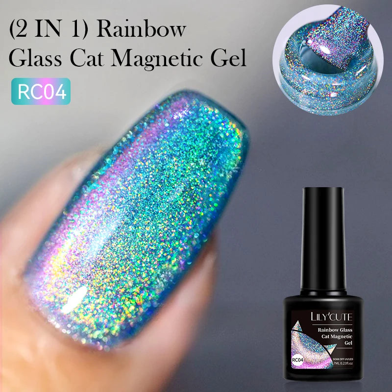 LILYCUTE 5ML Reflective Glitter Liner Gel Polish Nail