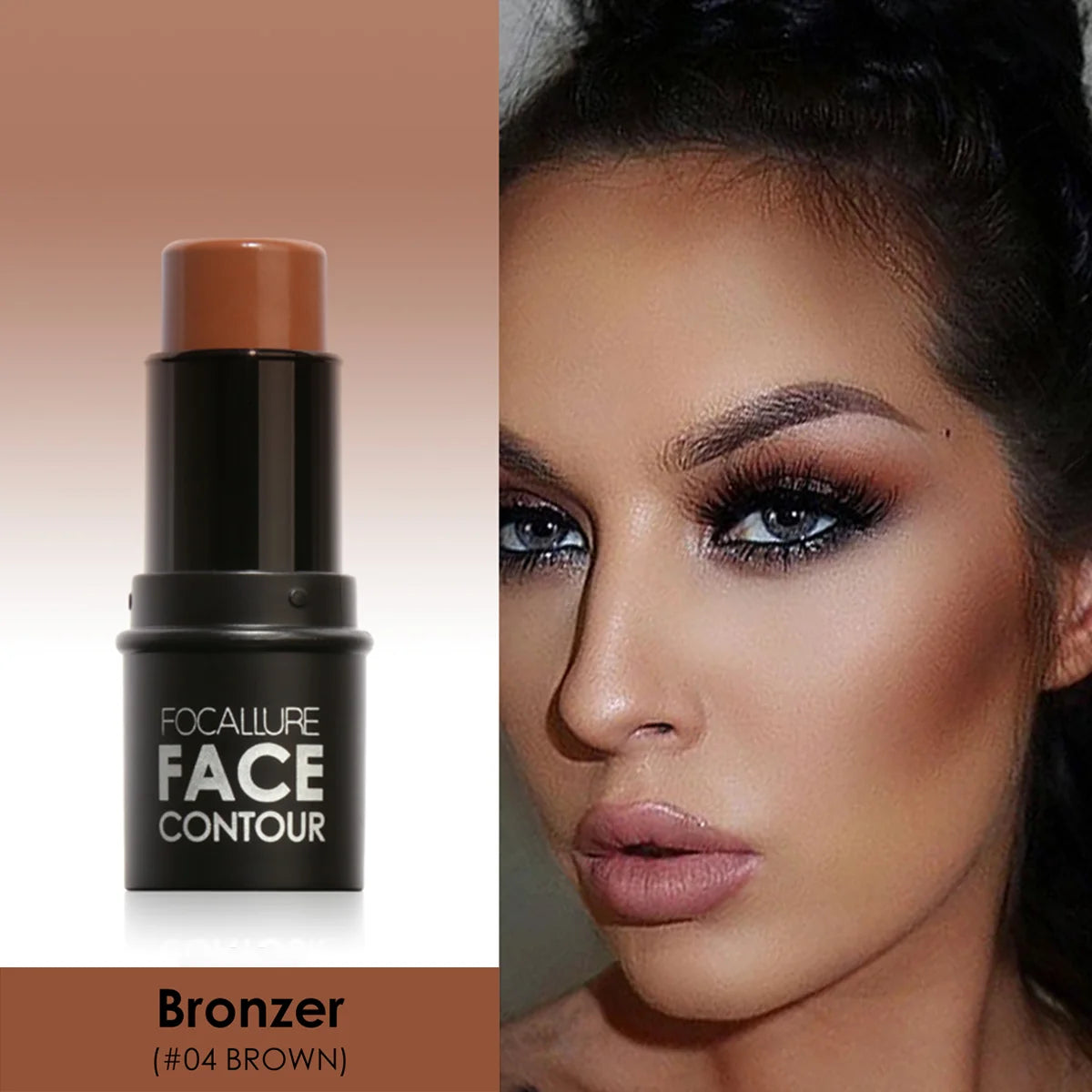 FOCALLURE Bronzer Highlighter Stick Waterproof