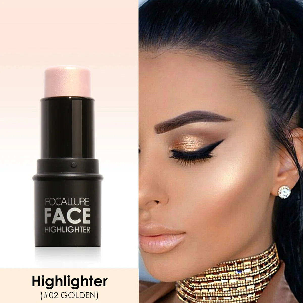 FOCALLURE Bronzer Highlighter Stick Waterproof