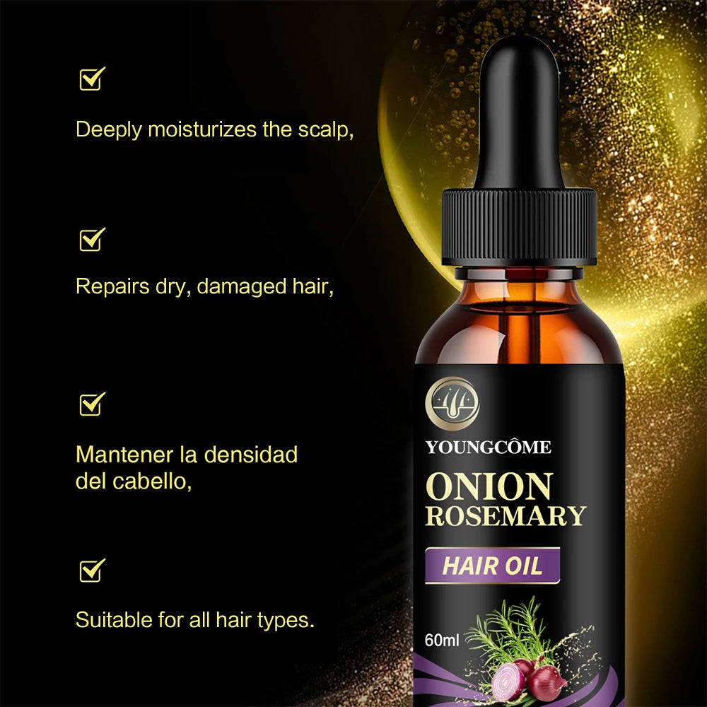 Hair Rapid Growth Essential Oil Onion Rosemary