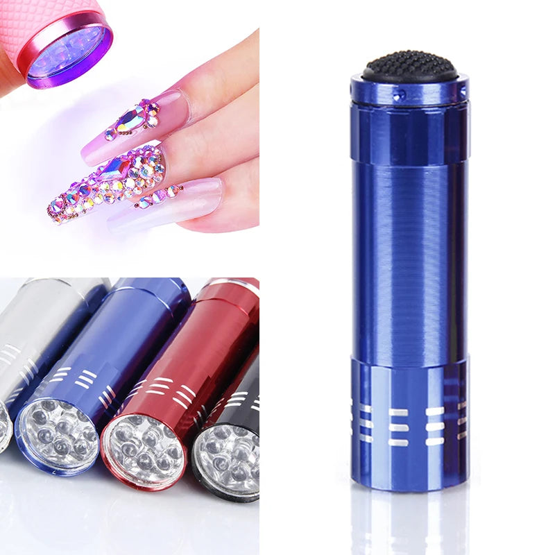 Mini 6W Nail Dryer LED UV Lamp Micro USB Gel Varnish Curing Machine