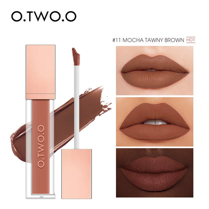 O.TWO.O 12 Color Liquid Lipstick Matte