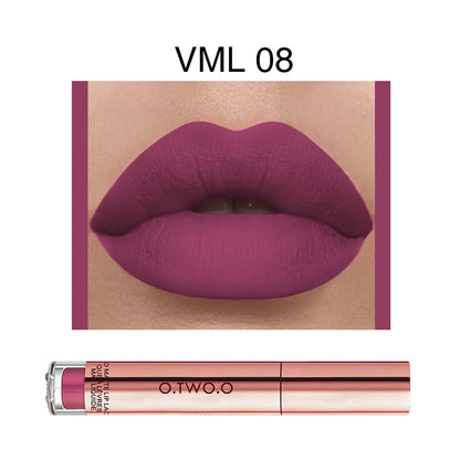 O.TWO.O 12 colors High Quality Velvet Matte lipstick