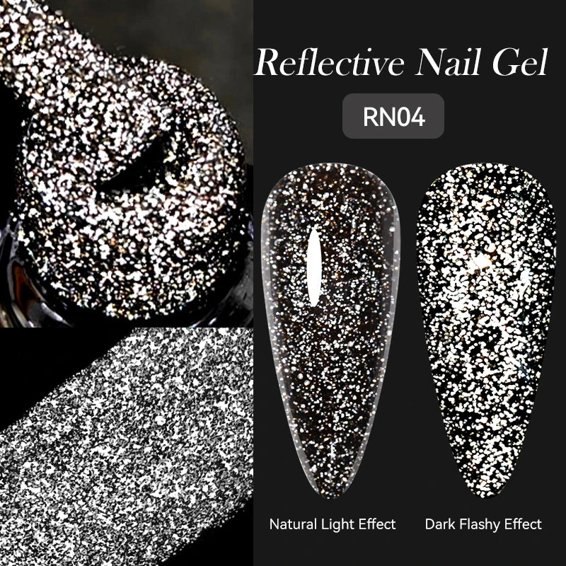 LILYCUTE 5ML Reflective Glitter Liner Gel Polish Nail