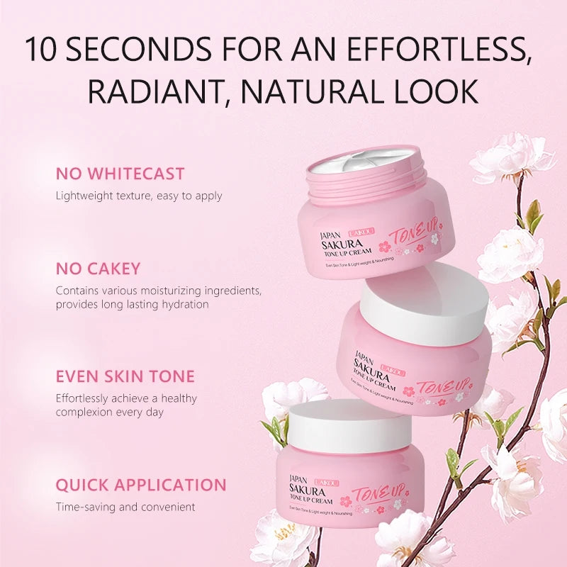 LAIKOU Japan Sakura Tone Up Cream Makeup Base