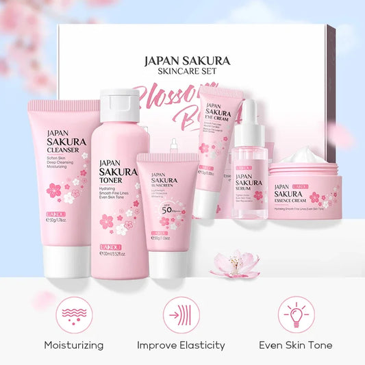 LAIKOU Japan Sakura Skin Care Set 6Pcs