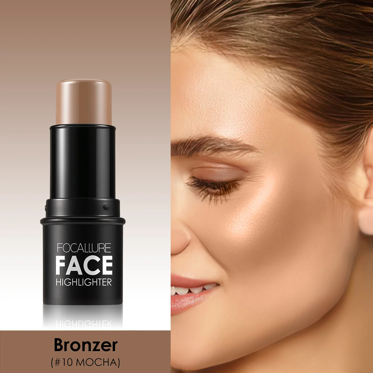 FOCALLURE Bronzer Highlighter Stick Waterproof