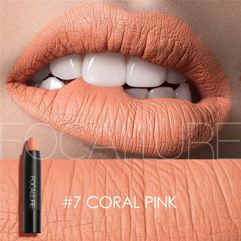 FOCALLURE Brand 19 Colors Matte Lipstick Waterproof