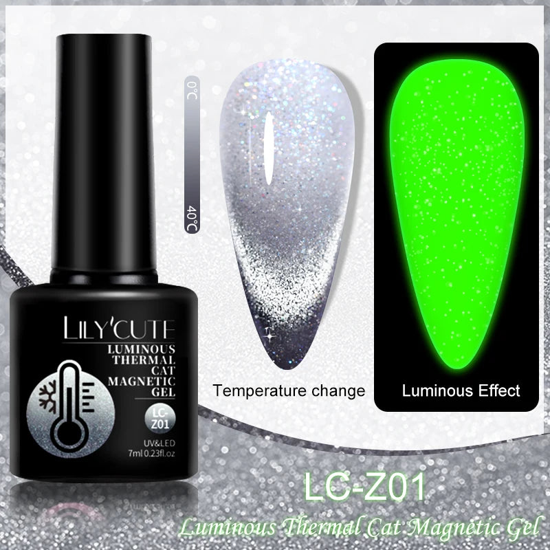 LILYCUTE Luminous Reflective Gel Nail Polish