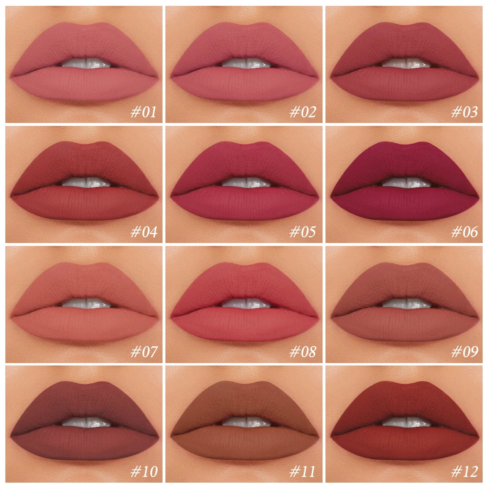 O.TWO.O 12 Color Liquid Lipstick Matte