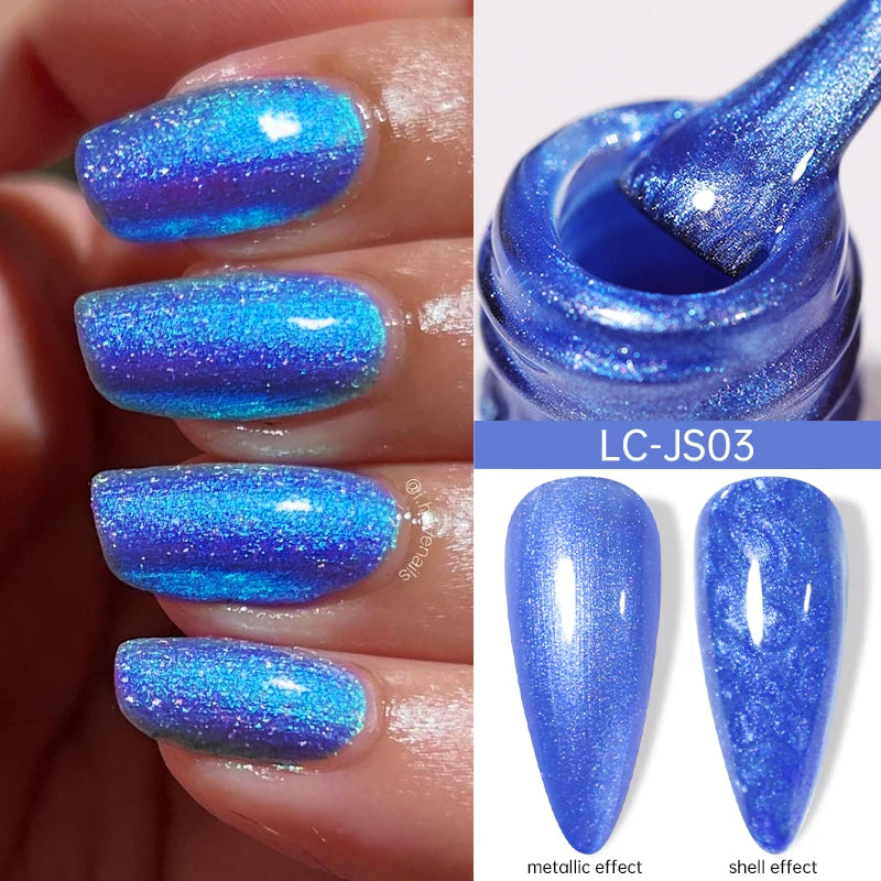 LILYCUTE 5ML Reflective Glitter Liner Gel Polish Nail