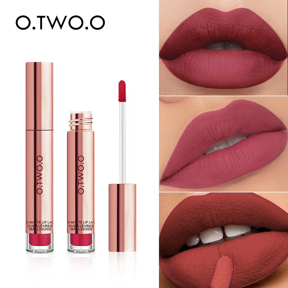 O.TWO.O 12 colors High Quality Velvet Matte lipstick