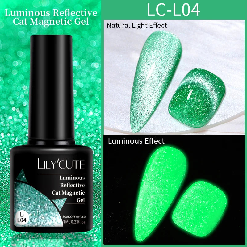 LILYCUTE Luminous Reflective Gel Nail Polish