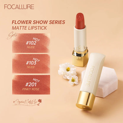 FOCALLURE 16 Shades Matte Lipstick Natural Super Soft