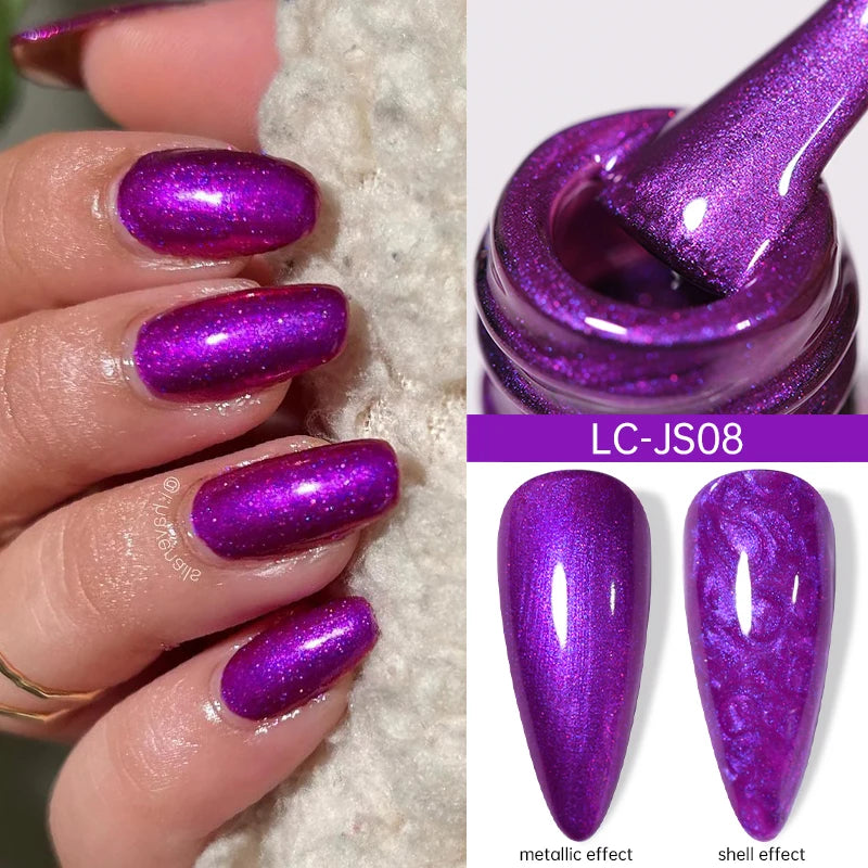 LILYCUTE 5ML Reflective Glitter Liner Gel Polish Nail