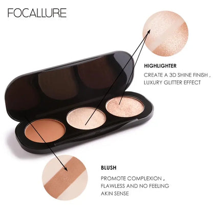 FOCALLURE Pigment Blush Peach Palette