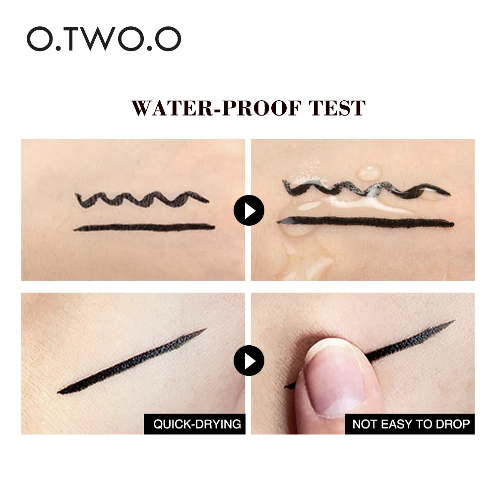 O.TWO.O Eyeliner Stamp Black Liquid Eyeliner Pen Waterproof