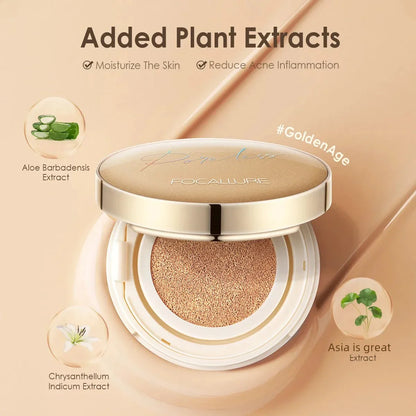 FOCALLURE Waterproof Matte Air Cushion Poreless BB＆CC Cream