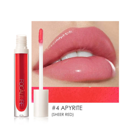 FOCALLURE Makeup Lip Gloss Moisturizing Long Lasting