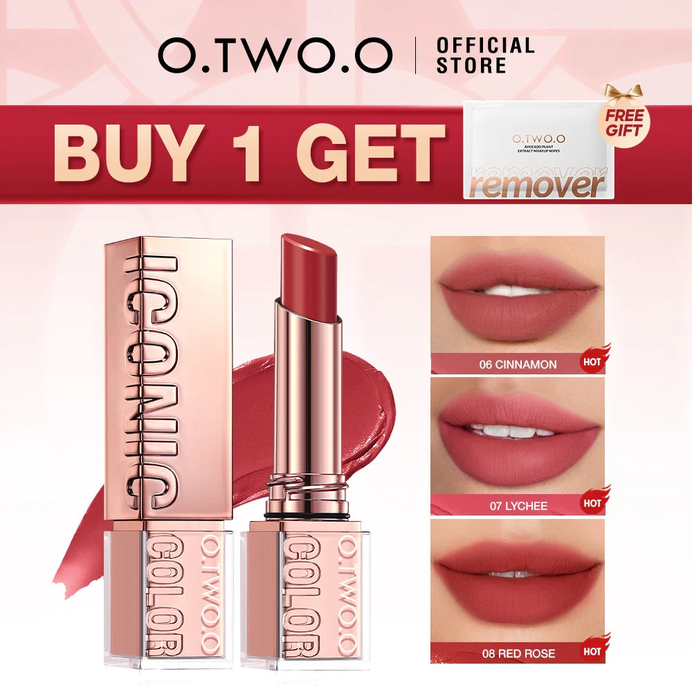 O.TWO.O Lipstick Lip Tint Moisturizing Nourishing